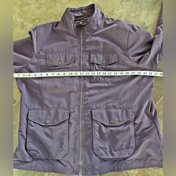 Eddie Bauer Rain Jacket Dusty Purple - Picture 3 of 7